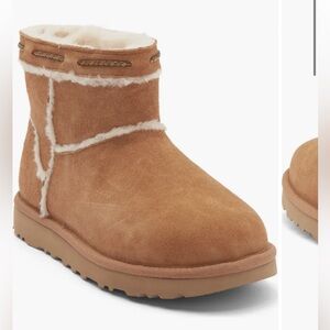 UGG Classic Mini Shearling Braid Boots